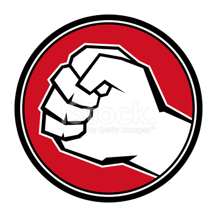 440x440 Iron Fist Stock Vector