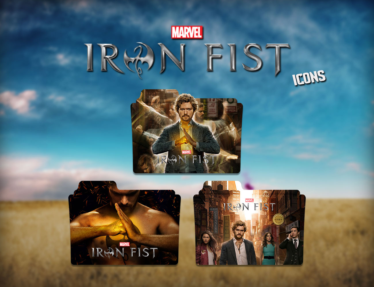 1300x1000 Marvel's Iron Fist Folder Icon
