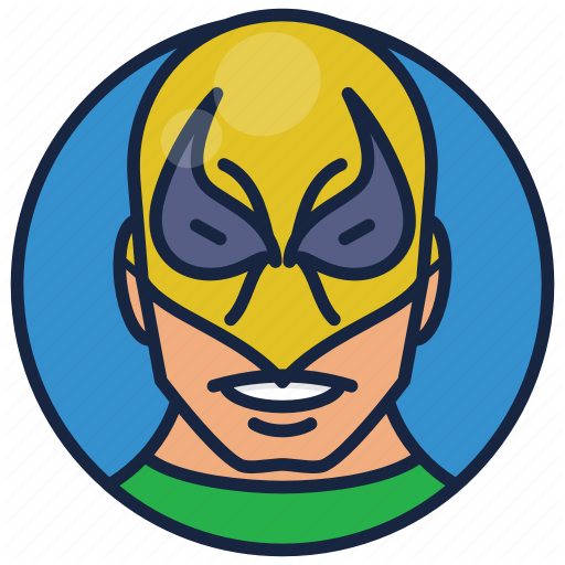 512x512 Cartoon Character, Dangerous Man, Devil, Iron Fist, Villain