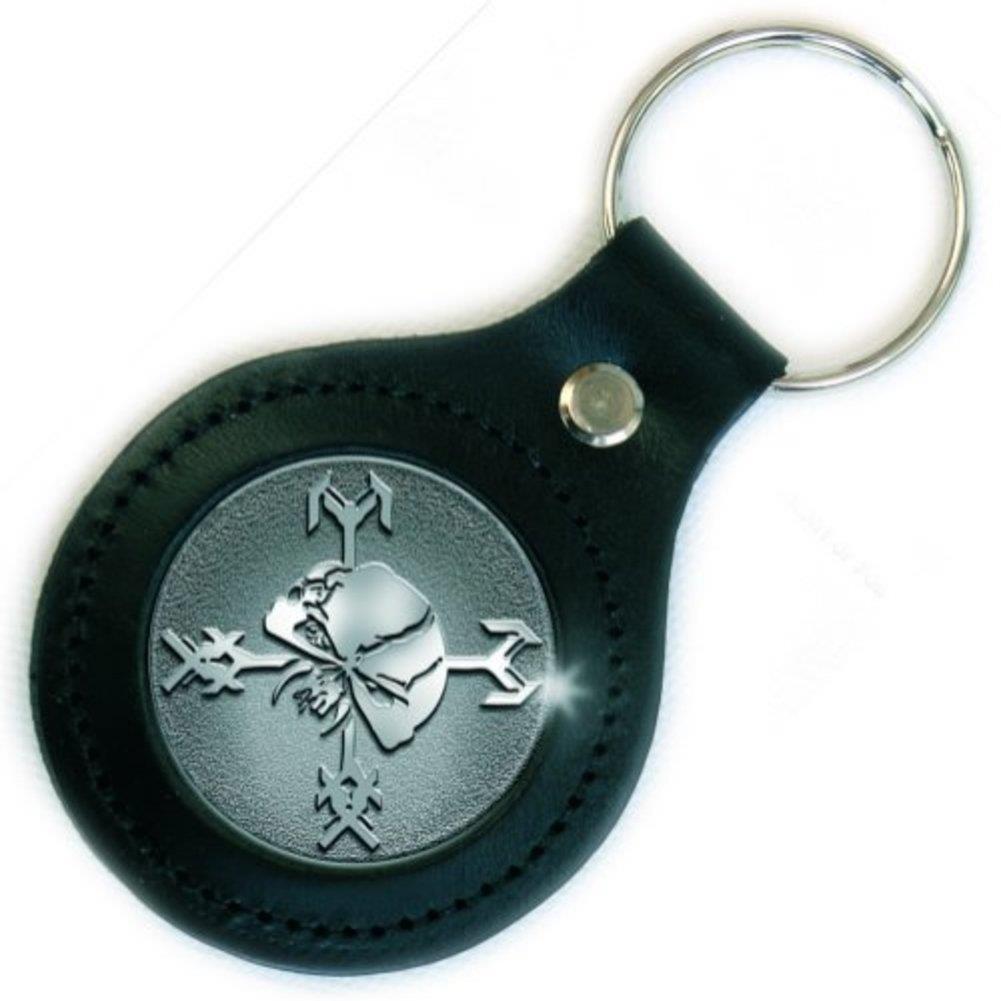 1001x1001 Iron Maiden Final Frontier Icon Metal And Leather Keychain Rockmerch