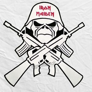 300x300 Iron Maiden Matter Life Death Logo Embroidered Big Patch Cover