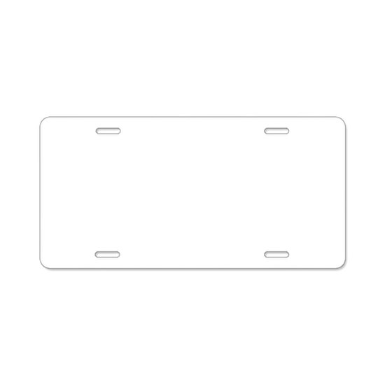 550x550 Iron Man Icon Aluminum License Plate