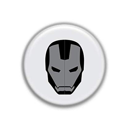 425x425 Iron Man Icon Superheros, Pinback Button Badge