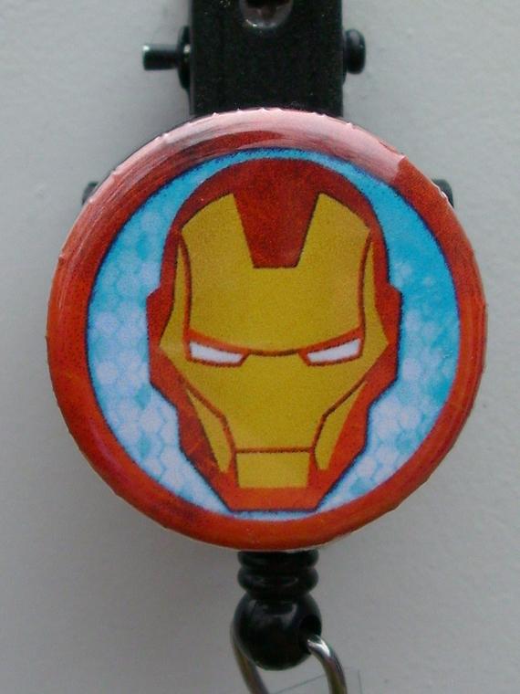 570x760 Marvel Iron Man Icon Badge Reel Etsy