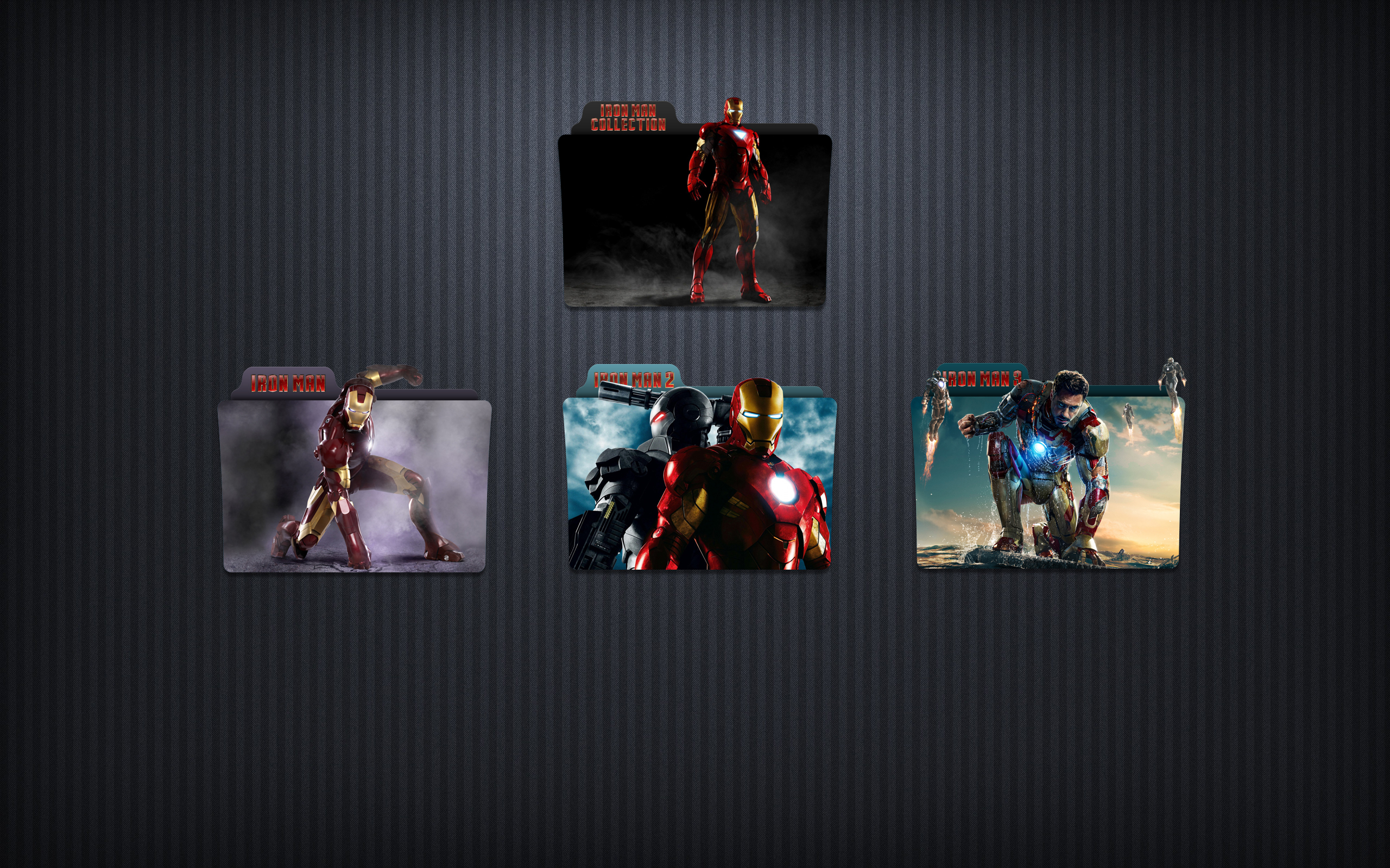2560x1600 Iron Man Folder Icon Pack