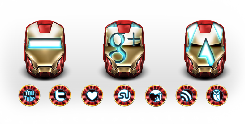 792x400 Tha Ironman Tha Ironman Icon Pack Featuring A Powered Suit