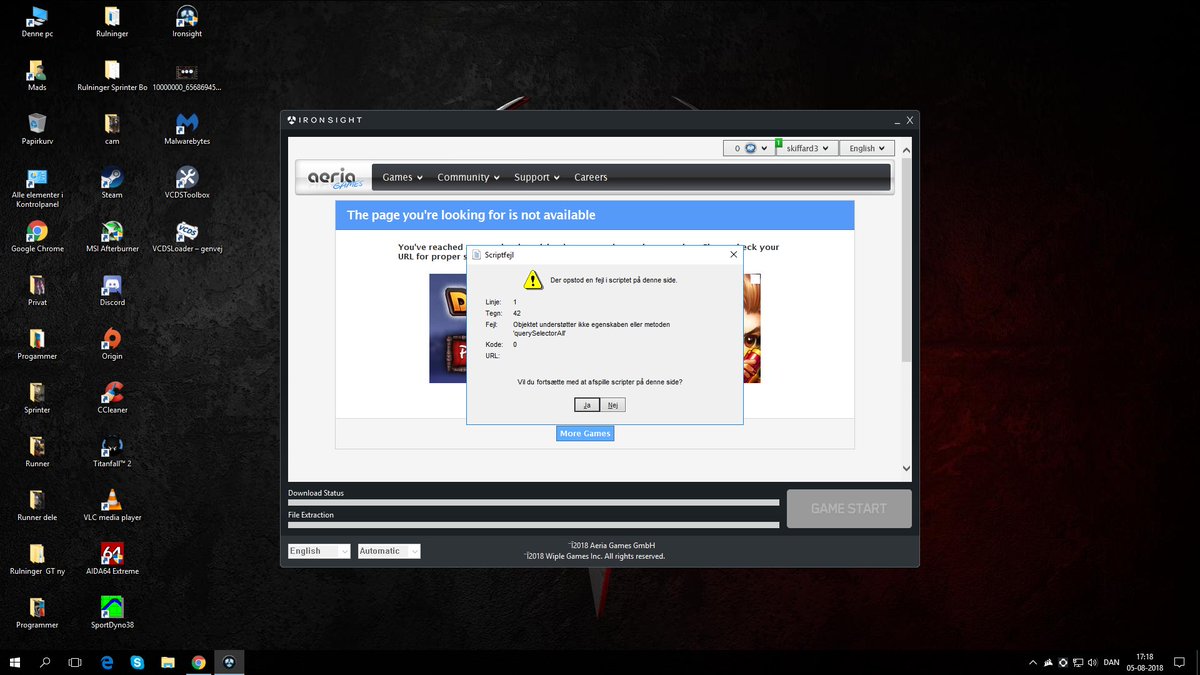 1200x675 Ironsight On Twitter We Reported This Script Error To Our