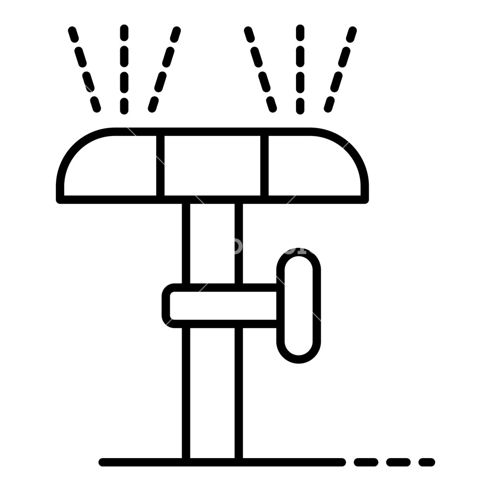 1000x1000 Garden Irrigation Icon Outline Garden Irrigation Vector Icon