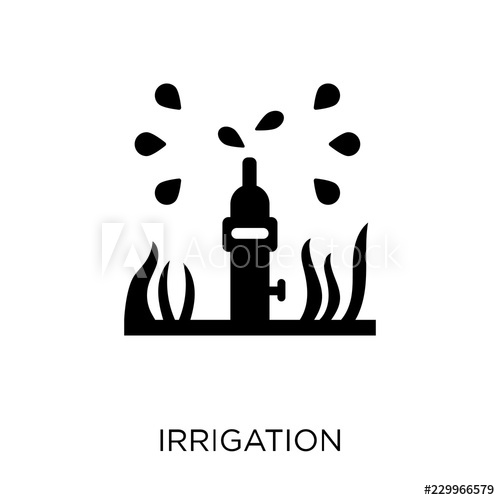 500x500 Irrigation Icon Irrigation Symbol Design From Agriculture