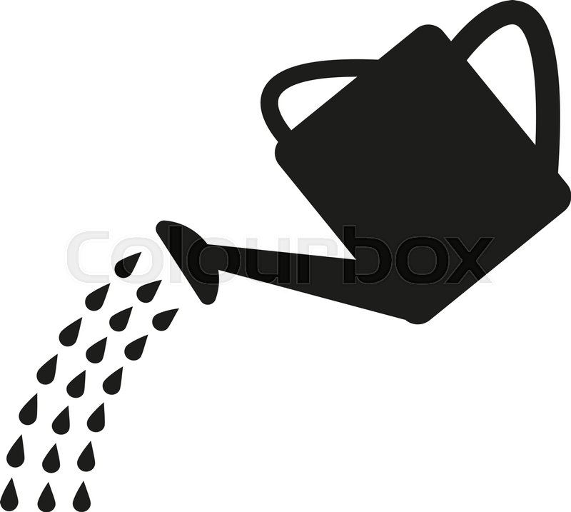 800x717 The Watering Can Icon Irrigation Stock Vector Colourbox