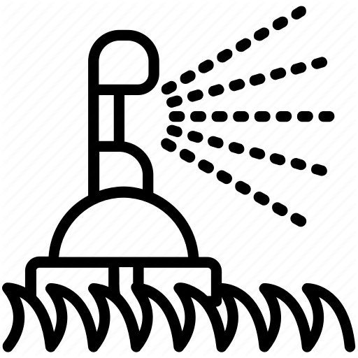 512x512 Automatic Sprinkler, Garden Sprinkler, Irrigation System, Lawn