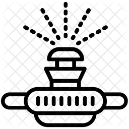 256x256 Drip Irrigation Icon Of Line Style