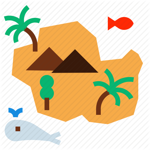 512x512 Island, Map Icon