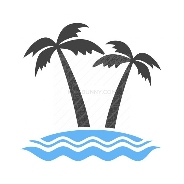 600x600 Island Blue Black Icon
