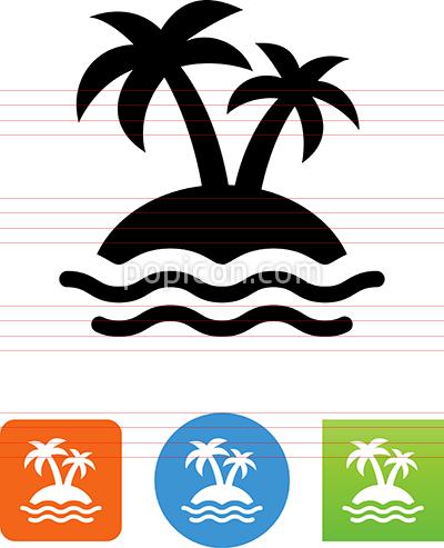 400x493 Tropical Island Icon