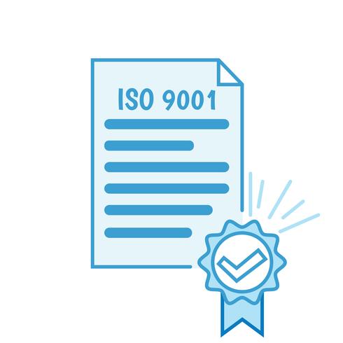 Iso Certificate Flat Illustration Line Icon 490x490 Iso Certificate Flat Illustration Line Icon