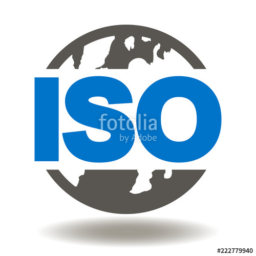 500x500 Iso Earth Planet Icon Vector Iso Quality Standards Certified