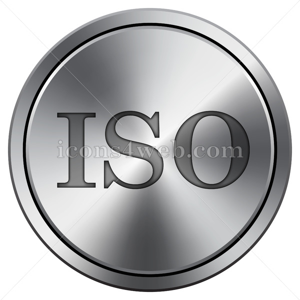 600x600 Iso Icon Round Icon Imitating Metal