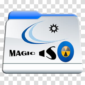 300x300 Program Folders Icon Pac, Magic Iso, White And Blue Magic Is