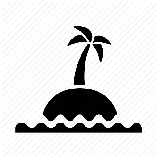 512x512 Island, Isolation, Nature, Palm Tree, Tropical Icon