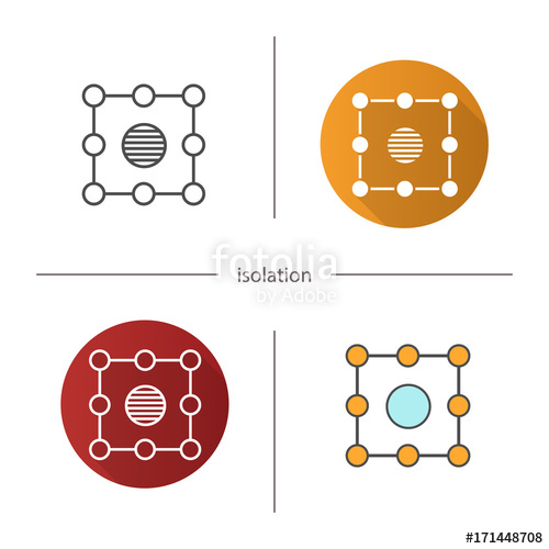 500x500 Isolation Symbol Icon Stock Image And Royalty Free Vector