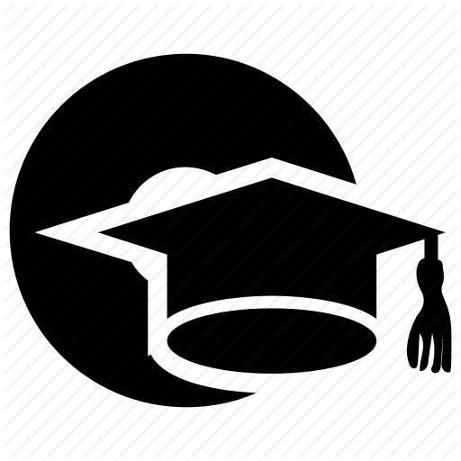 512x512 Cd, Graduation Hat, It Department, Study Icon