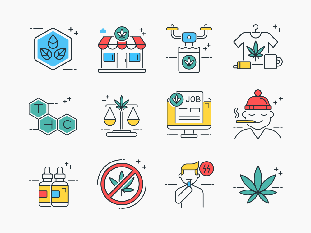 1000x750 Marijuana Icon Set Get Them Now!