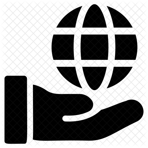 512x512 Global Services Icon Of Glyph Style