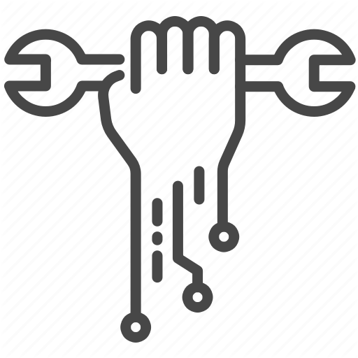 512x512 Digital, Hand, Helpdesk, It, Services, Support, Tech Support Icon