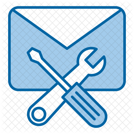 512x512 Email Support Icon Of Colored Outline Style