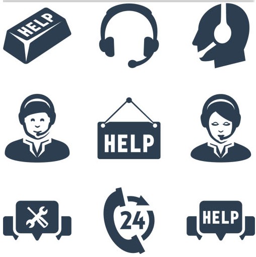 508x509 Support Icon Vector