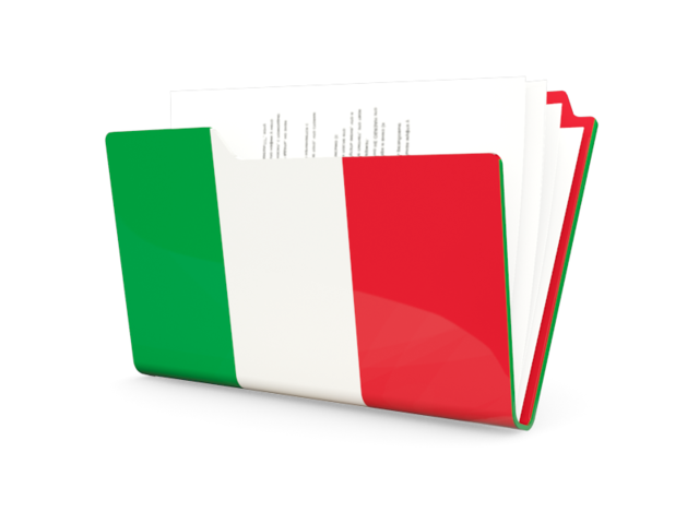 640x480 Folder Icon Illustration Of Flag Of Italy
