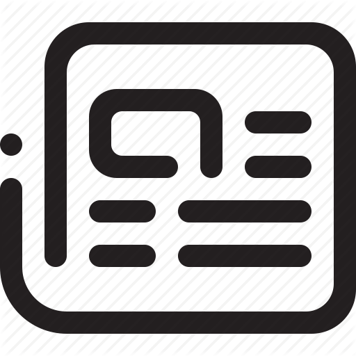 512x512 Article, Item, News, Newspaper, Script, Text, Writing Icon