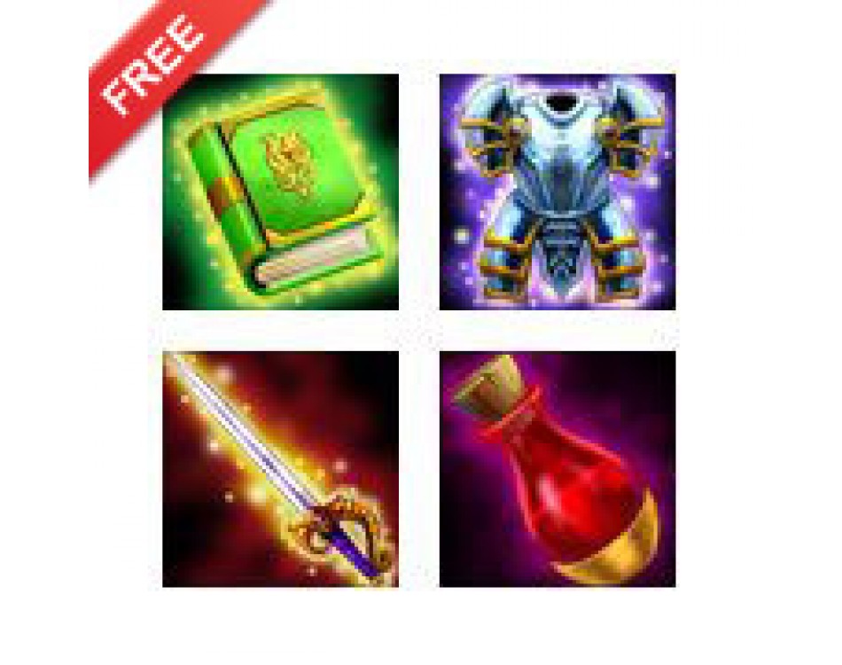 950x750 Basic Rpg Item Icons