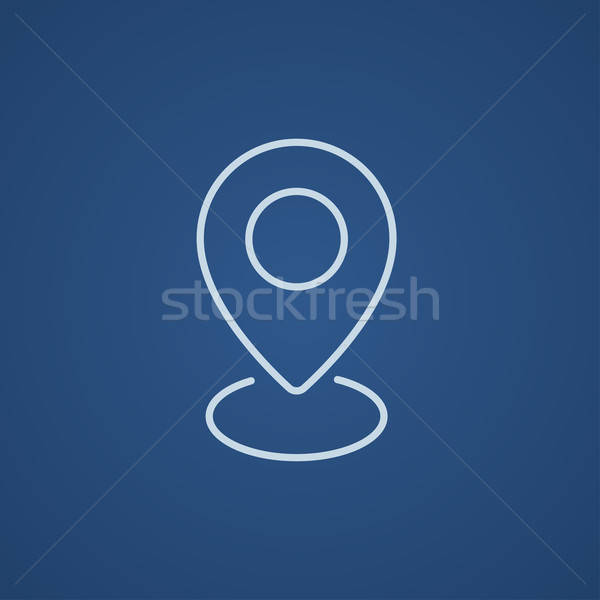 600x600 Navigator Guide Itinerary Line Icon Vector Illustration Andrei