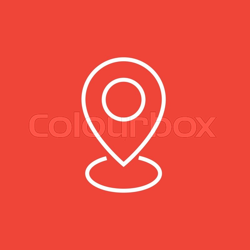 800x800 Navigator Guide Itinerary Thick Line Stock Vector Colourbox