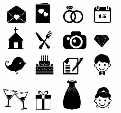 425x396 Wedding Icons Wedding In Wedding Icon, Wedding Itinerary