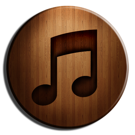 512x512 Itunes, Wooden Icon