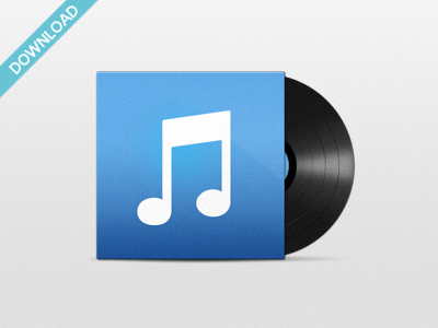 400x300 Itunes Vinyl Icon Freebbble