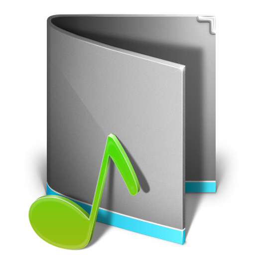 512x512 Folder, Itunes, Music Icon