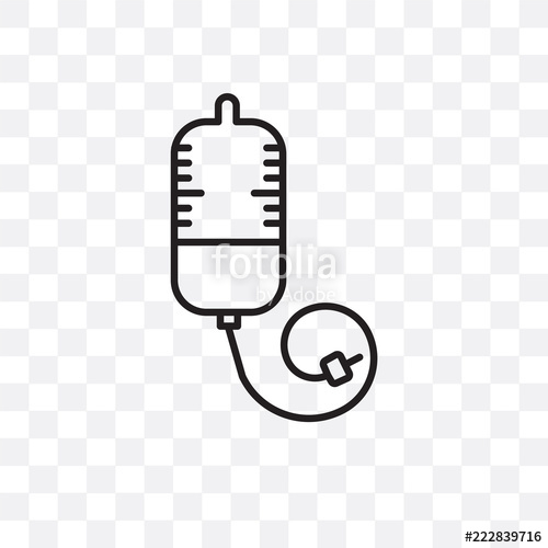 500x500 Iv Icon Isolated On Transparent Background Simple And Editable Iv