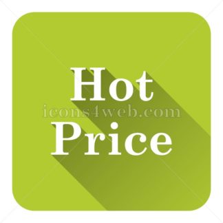 324x324 Hot Price Flat Icon With Long Shadow Vector