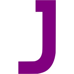 256x256 Purple Letter J Icon