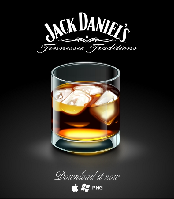 569x650 A Glass Of Jack Daniel Icon Over Millions Vectors, Stock Photos