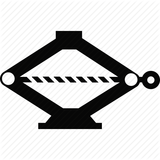 512x512 Automotive, Car Jack, Jack, Part Icon