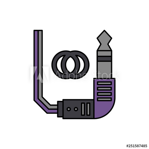 500x500 Connector, Audio, Jack Icon Element Of Color Music Studio