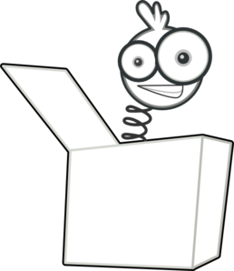 258x298 Jack In The Box Png Black And White Transparent Jack In The Box