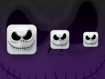 400x300 Jack Skellington Over Ios Icons Jack Skellington, Ios