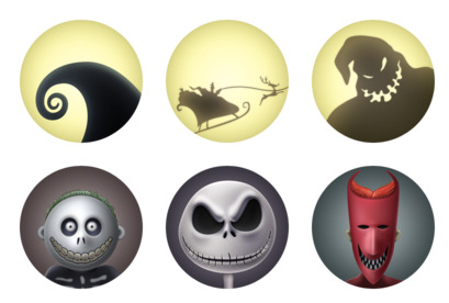409x276 The Nightmare Before Christmas Icons Pack Free Download, Free
