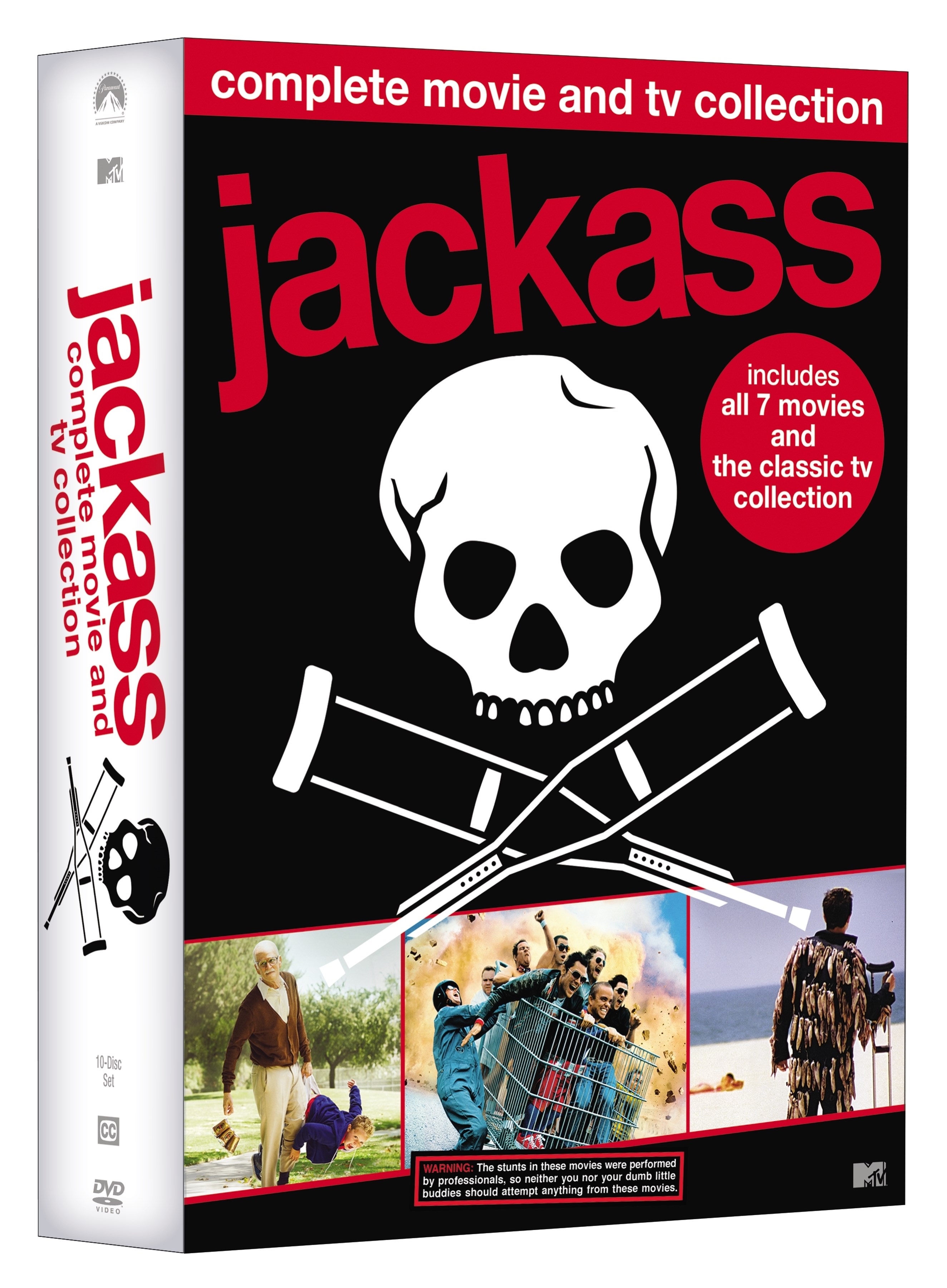 2648x3600 Jackass Complete Movie Tv Collection' Own The Disc Dvd Set